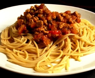 Ragú alla bolognese på fläskytterfilé