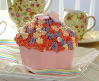 Blomstrande cupcakes