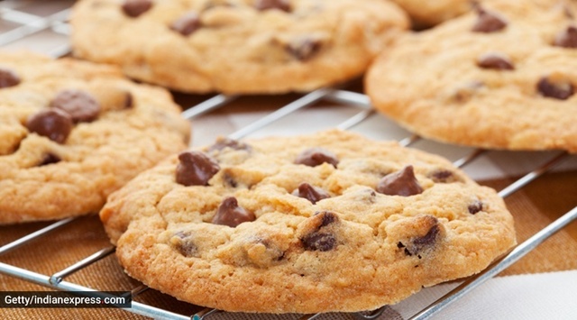 It takes 10 minutes to make these choco-chip cookies; check out the recipe here