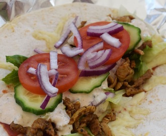 Hemmagjord kebabsandwich