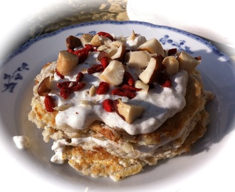 Proteinrika äpple- och kanelpannkakor med vita bönor