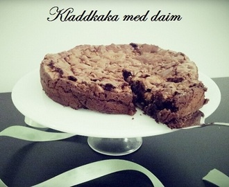 Kladdkaka med daim