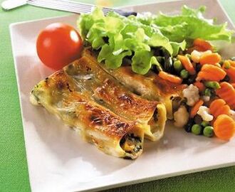 Laxfylld cannelloni