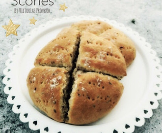 Grova scones med linfrö och solrosfrö