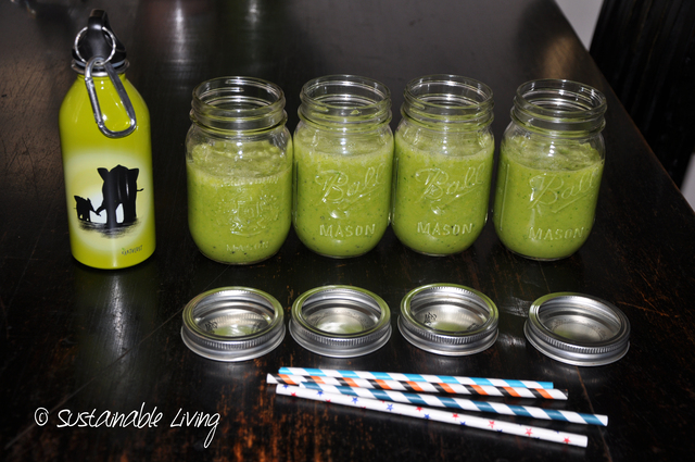 Grön detox-smoothie!