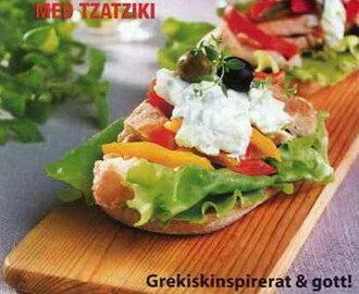 Kycklingmacka med tzatziki