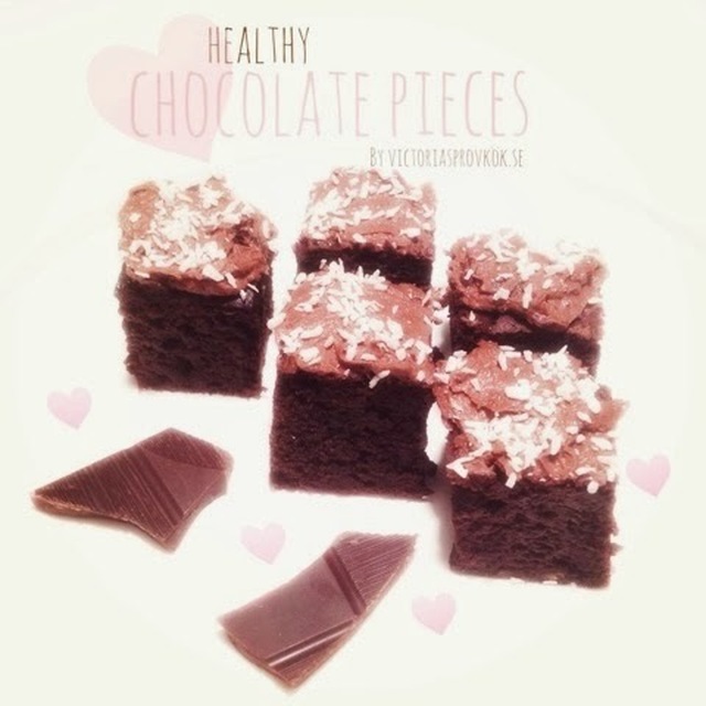 Hälsosamma chokladbitar med svarta bönor - healthy chocolate