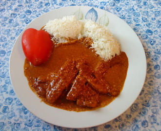 Enkel kycklingfilé i ugn med soya och crème fraiche