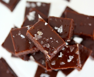 Dark Chocolate Fudge with Seasalt – Mörk Choklad Fudge med Havssalt