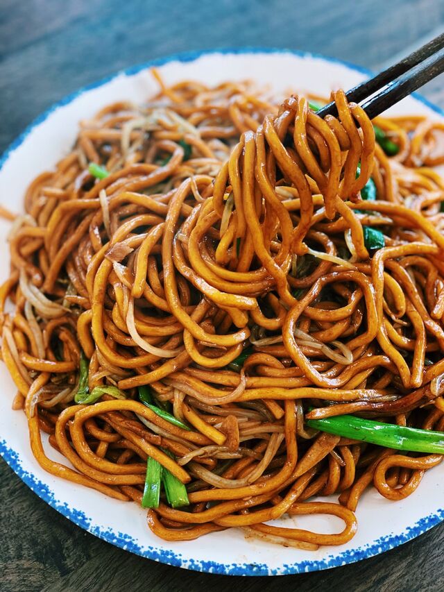 Soy Sauce Pan-fried Noodles (15 Minutes!)