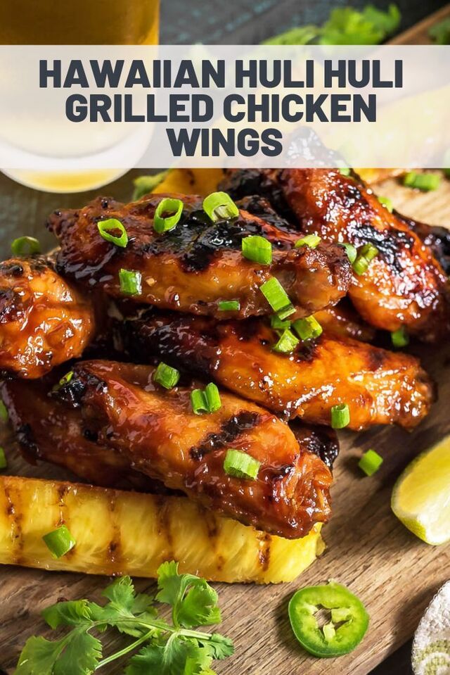 Hawaiian Huli Huli Grilled Chicken Wings Recipe | Recipe | Grilled chicken wings recipe, Chicken wing recipes, Wing recipes