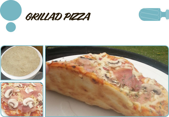 Grillad pizza