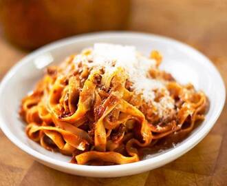 Tagliatelle al Ragu bolognese