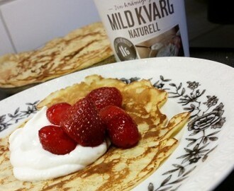 Nyttigare pannkakor med dinkel, chiafrön och Bovetemjöl