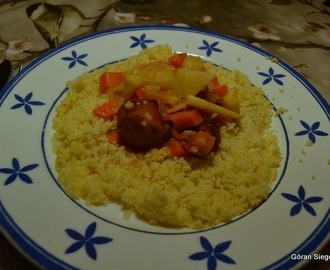 Chorizokorv med couscous