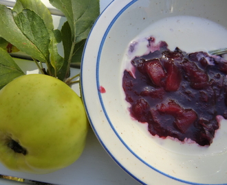 Lyxig plommonäppelkräm med vanilj, kanel, kardemumma och nejlikor