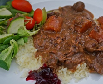 Boeuf Bourguignon i Crock-Pot