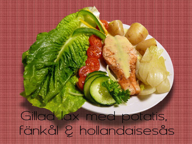 Lax med hollandaisesås