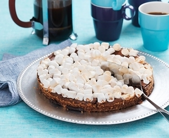 Kevins kladdkaka med minimarshmallows