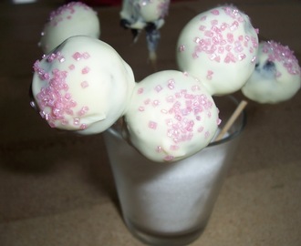 Cake pops med Ballerina kladdkaka