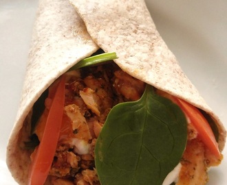 Buzzar Santa Maria streetfood! Recept Pulled Salmon Wraps.