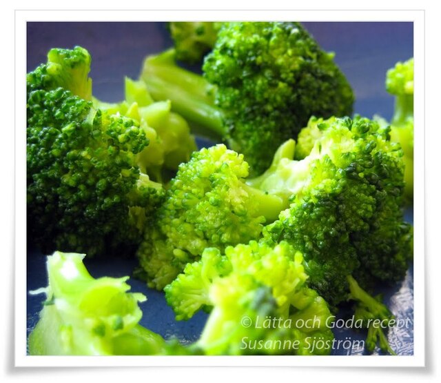 Gratäng med broccoli och bacon