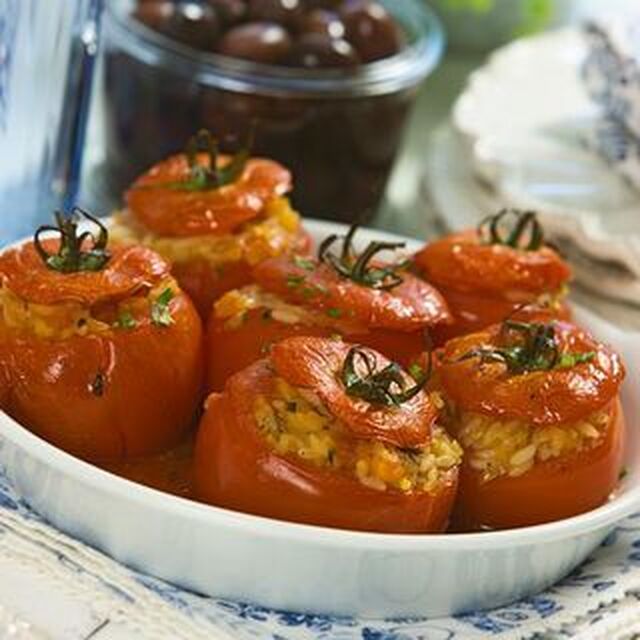 Domates yemistes - fyllda tomater