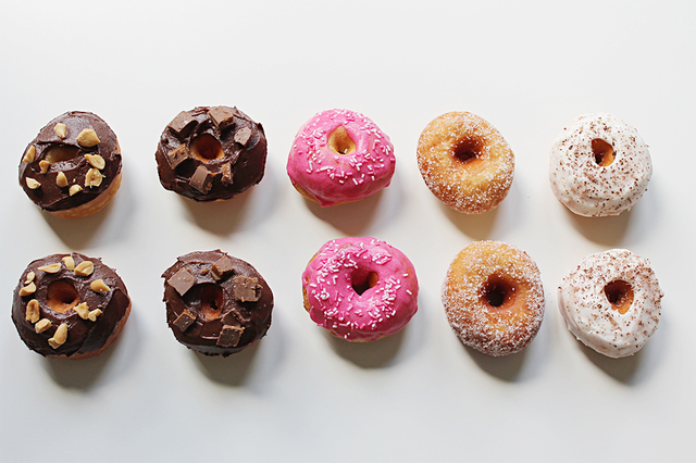 Fem nyanser av mini donuts!