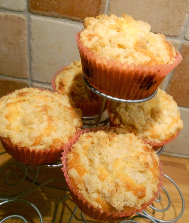 Leilas blåbärsmuffins med crumble