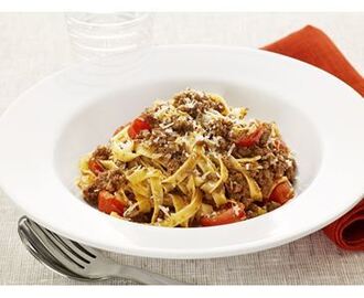 Tagliatelle al Ragù Classico - Tagliatelle med en klassisk köttfärssås