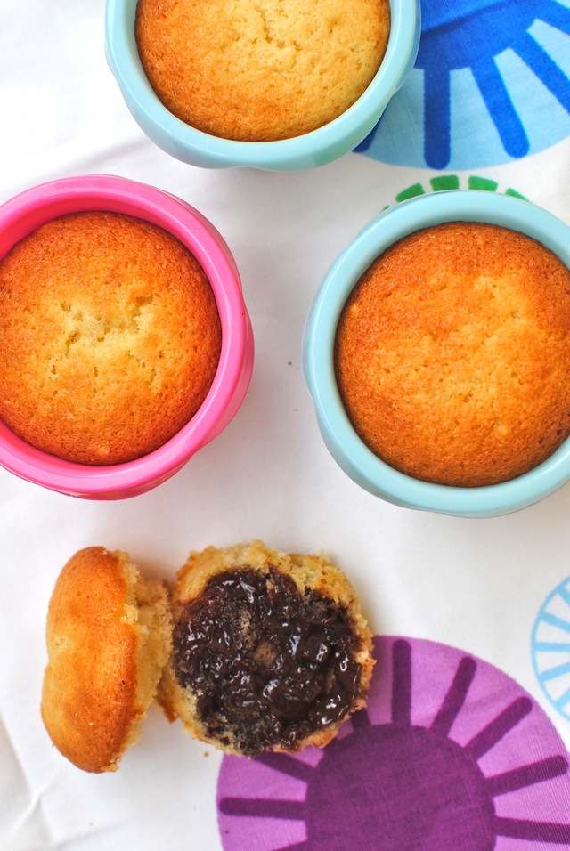 Muffins med chokladkräm