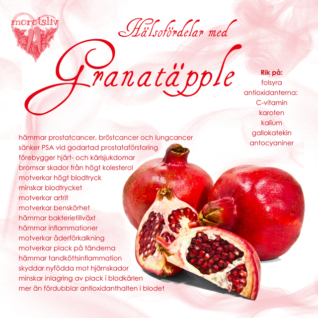 Granatäpple (punica granatum)