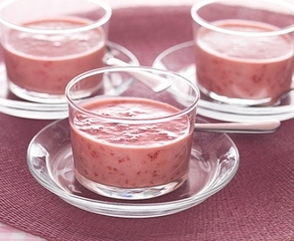 Hallonpannacotta med kanel