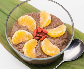 Chocolate Gingerbread Chia Pudding