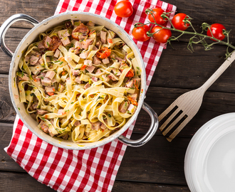 Pasta med kassler & adventskalender