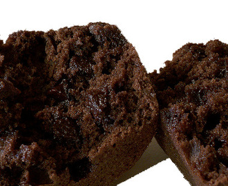 Kladdiga chokladmuffins