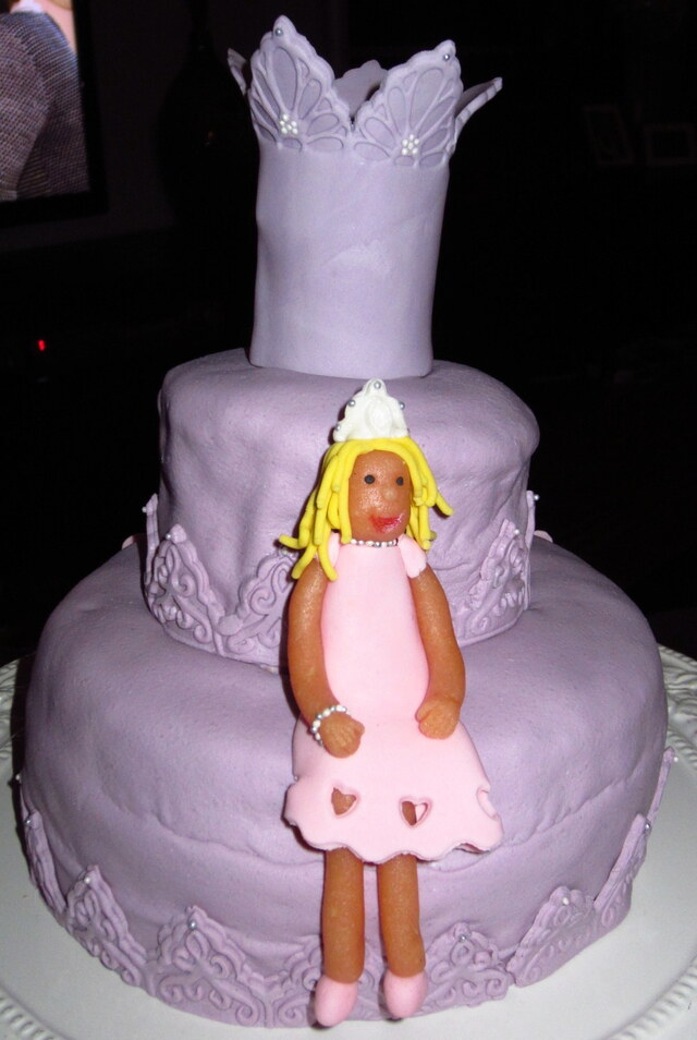 Tårta med Prinsess tema!