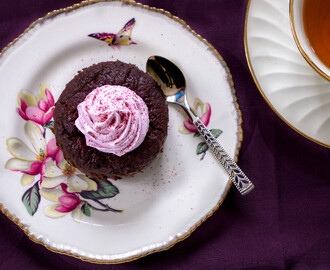 Chokladmuffins med banan och zucchini