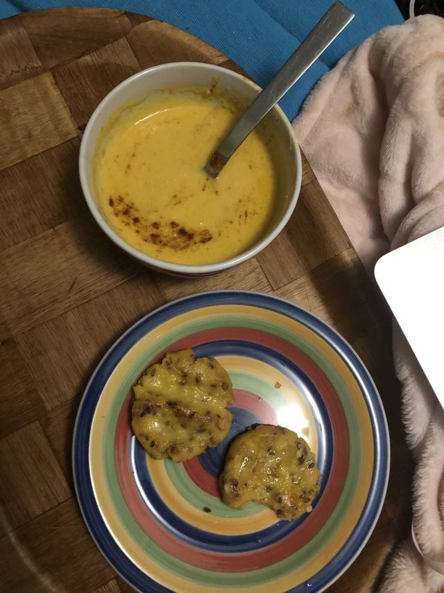 Morotssoppa och cornbread
