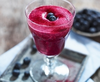 Urban blueberry smoothie