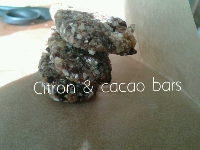 Citron och Cacao bars