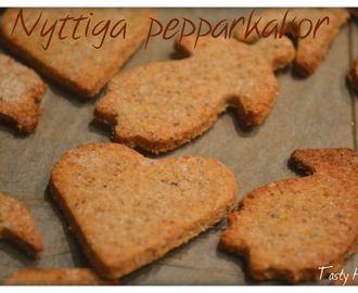 Nyttiga pepparkakor (glutenfria, low carb och proteinrika)