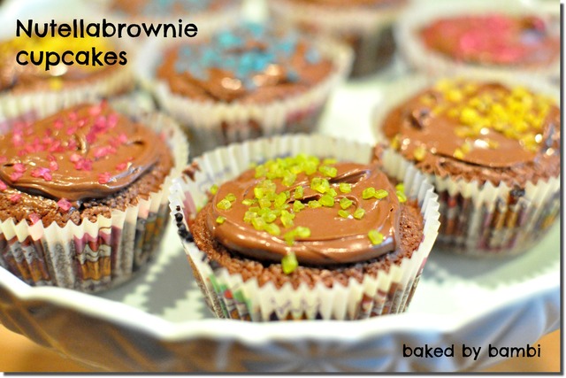 Bara 3 ingredienser!!! – Nutellabrownie cupcakes