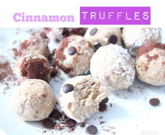 Cinnamon truffles