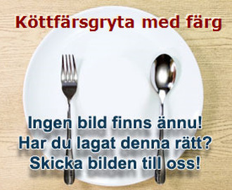 Köttfärsgryta med färg