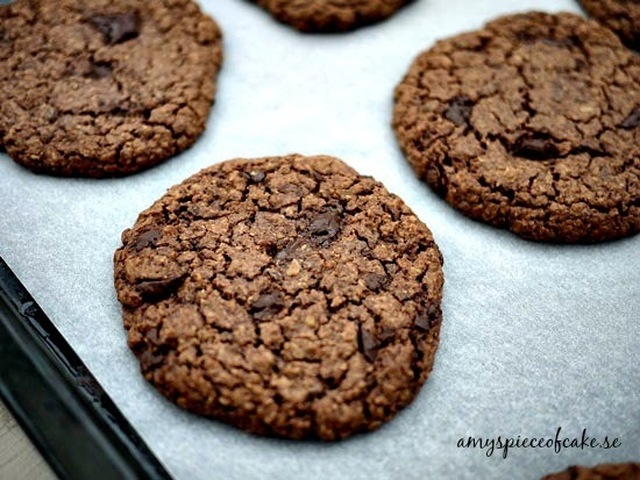 Chokladkakor - Double Chocolate Chip Cookies