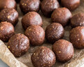 Cacao and Raspberry Peanut Butter Energy Balls