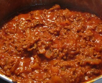 Chili con carne utan bönor