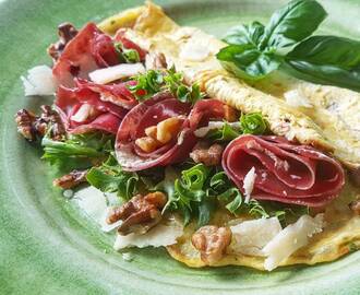 Omelett med bresaola by Camilla Hanve, Dagens LCHF #åretsäggrätt