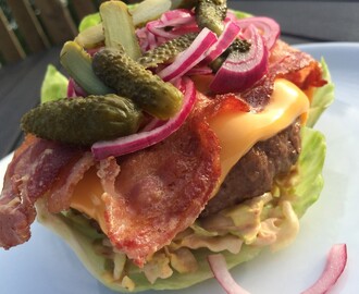 Jamie Olivers Insanity burger